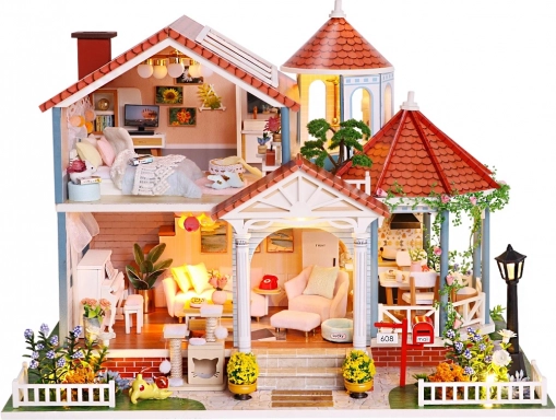 Minijaturna kućica Kuća šarene glazure 2Kids Toys
