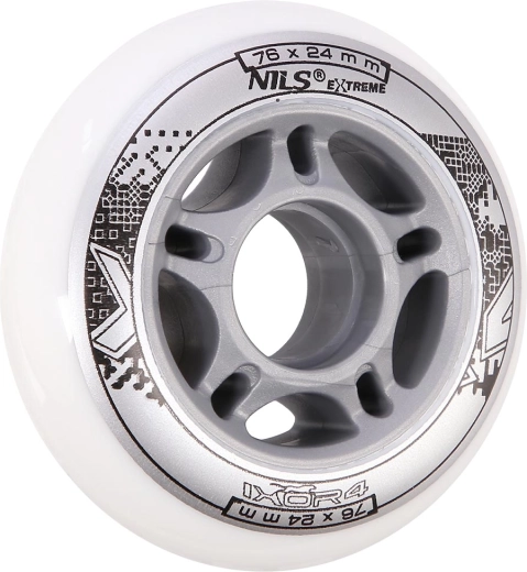 Kotači NILS EXTREME PU 76 × 24 bijeli (set 4 kom)