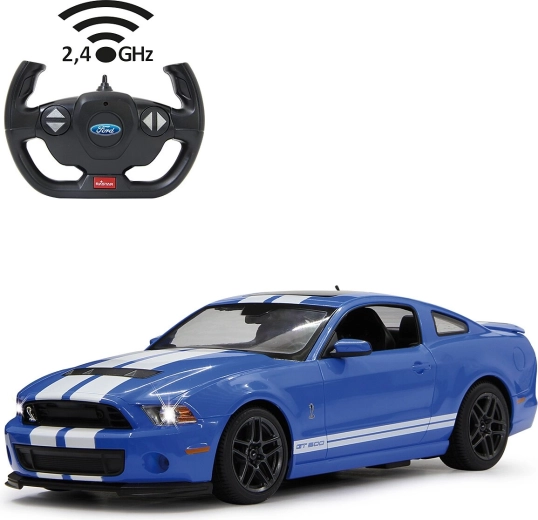 RC Ford Shelby GT500 car in 1:14 scale, blue