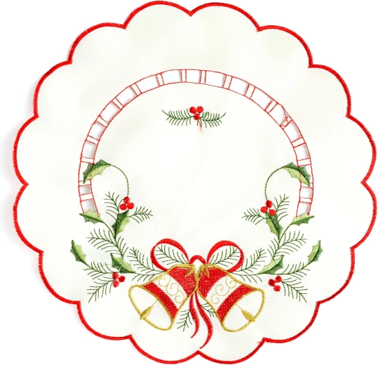 Traditional Christmas embroidery