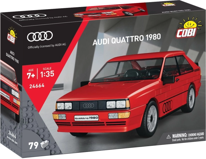 Cobi Audi Quattro 1980 građevni set 1:35 (79 dijelova)