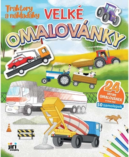Velike bojanke traktori i kamioni sa naljepnicama