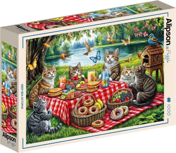Alipson Puzzle mačji piknik 1000 dijelova