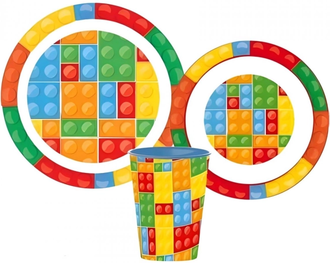 Kids Euroswan plastični set za jelo - 1 komad