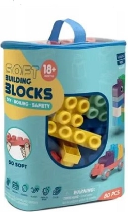 Meke građevinske kocke za djecu 80 kom
