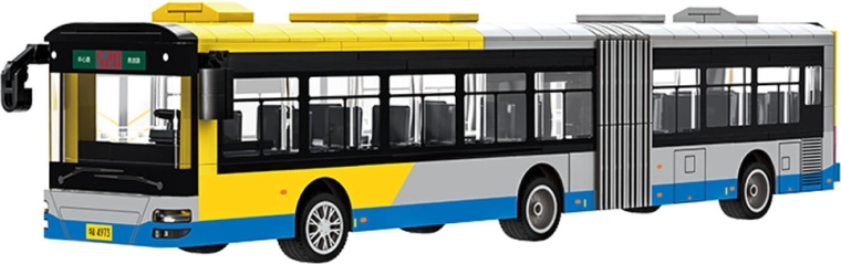 Realistični zglobni gradski autobus