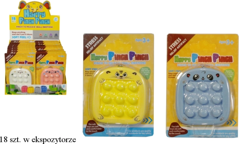 Antistresni privjesak za ključeve na klikanje s mini labirintom