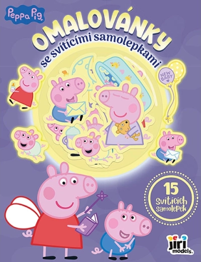Bojanke sa svjetlećim naljepnicama Peppa Pig