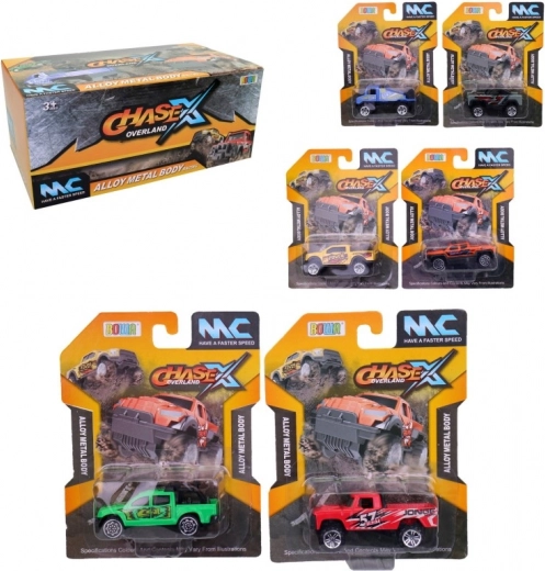 Metalni autići u display boxu 7,5 cm – set 18 kom