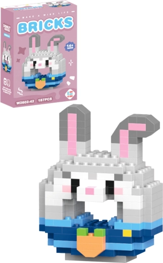 Donut Bunny building set (187 pieces)