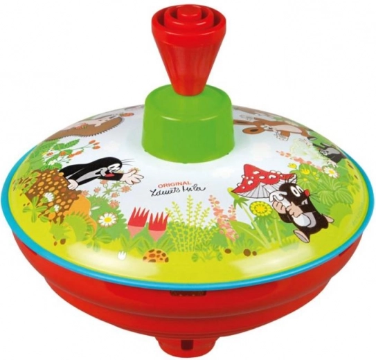 Vrteća čigra Krtica s metalnim/plastičnim dizajnom