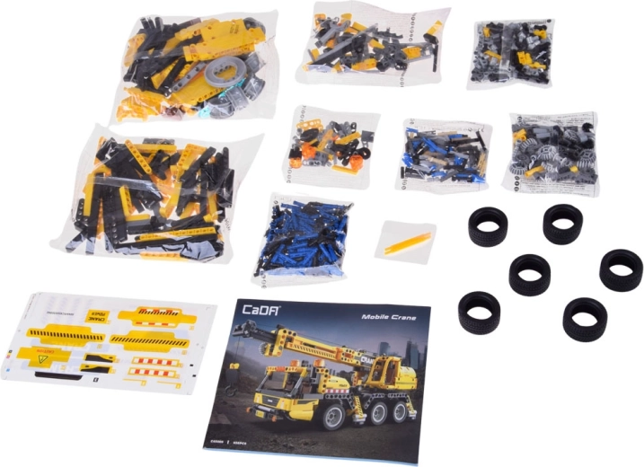 658 dijelova, naljepnice i pregledne upute