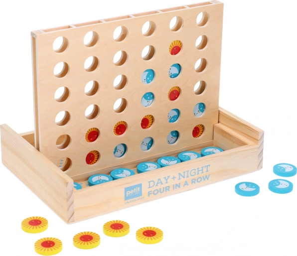 Drvena igra četiri u nizu dan i noć