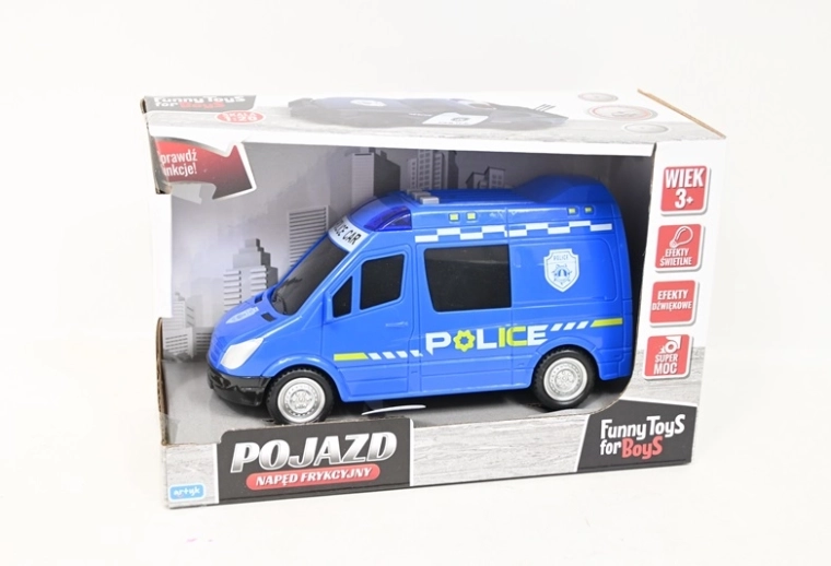 Policijski autobus na inercijski pogon sa svjetlima i zvukovima