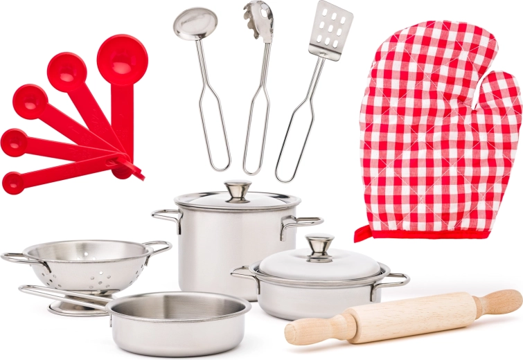 Mini kuhinjsko posuđe – realističan set od 12 dijelova