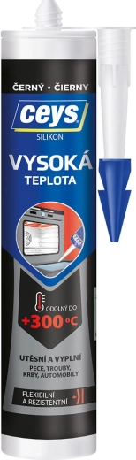 Silikon visoke temperature crni 280 ml CEYS