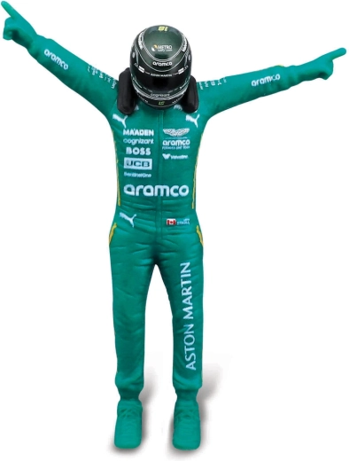 Figura F1 vozača u pobjedničkoj pozi