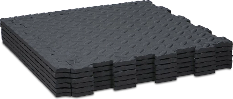 Puzzle pieces for a flexible area