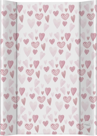 Ceba Baby podloga za presvlačenje za dječji krevetić Ultra Light Lots of Love 50 × 70 cm