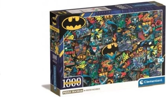 Clementoni Compact Batman Puzzle 1000 Pieces