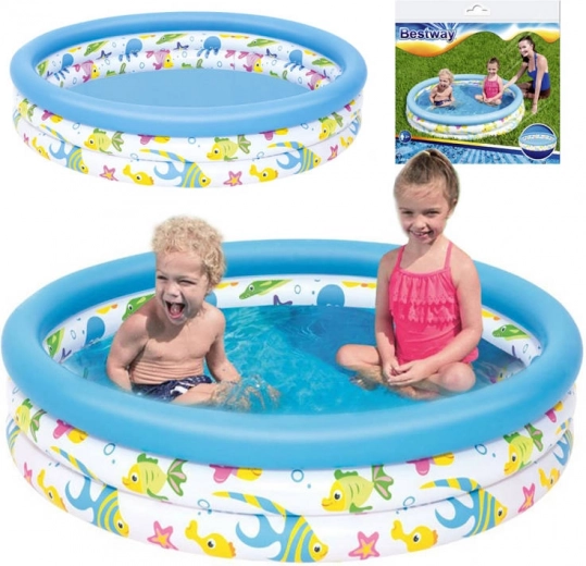 Napuhavajući dječji vrtni bazen BESTWAY 122 × 25 cm, 140 l