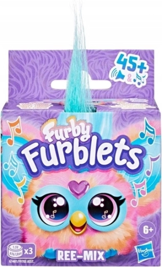 Furby Furblets Ree-Mix interaktivna mini plišana igračka sa zvukovima