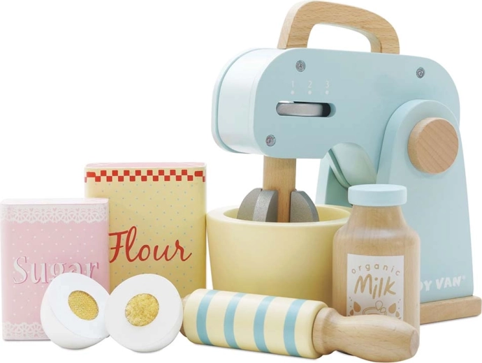 Wooden retro mixer with accessories Le Toy Van