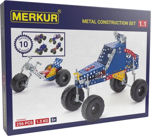 Merkur metalna građevinska igračka Extreme Buggy, 256 dijelova