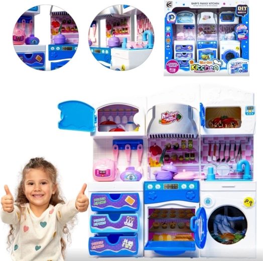 Doll kitchen furniture – blue - 1 piece