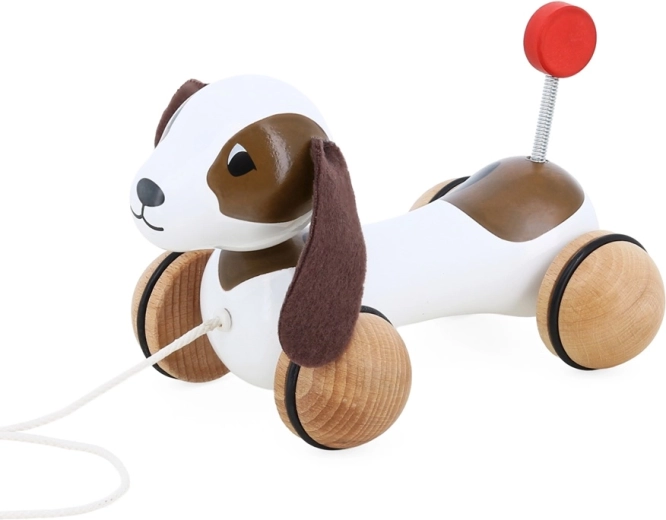 Vilac pull-along spotted dog