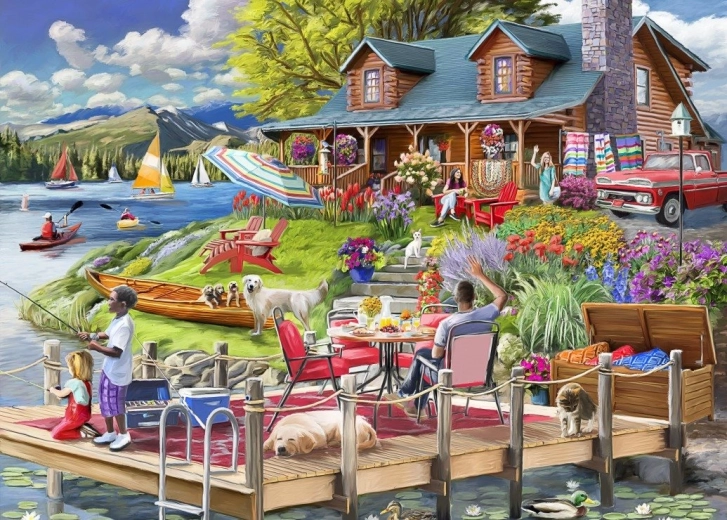 Bluebird puzzle Odmor uz jezero 500 dijelova