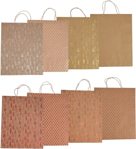 Božićna poklon-vrećica XMAS 33 × 9,5 × 41 cm (mix 8 motiva)