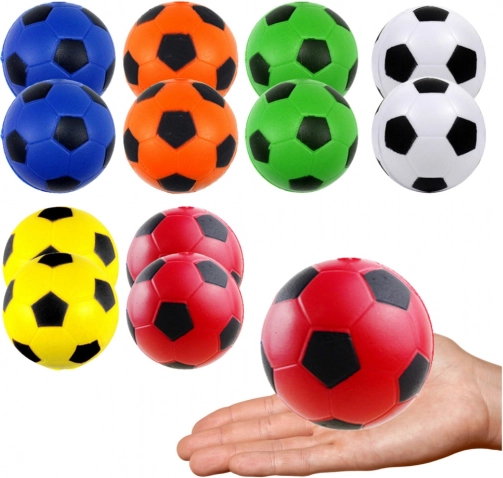 Šarene antistres loptice 6,5 cm - set od 12 kom