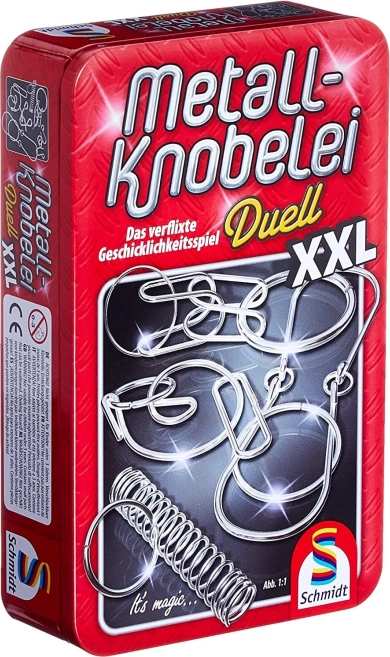 Set metalnih zagonetki Duell XXL u limenoj kutijici