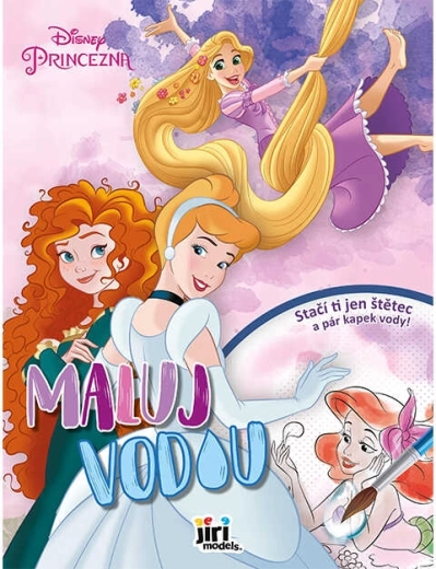 Disney Princeze – slikanje vodom A4