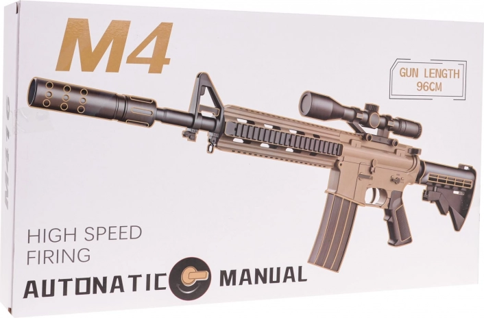 karabin M4 na gel kuglice s priborom