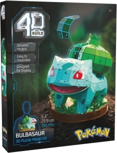 Pokémon 4D Build Bulbasaur 3D puzzle