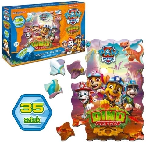 Paw Patrol Dino Rescue magnetski set 35 kom