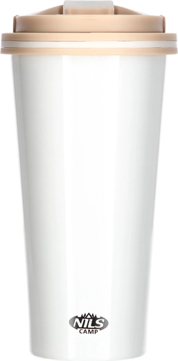 Termo šalica NILS Camp 500 ml – bijela