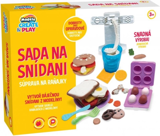 Modelo set za modelins doručak za djecu