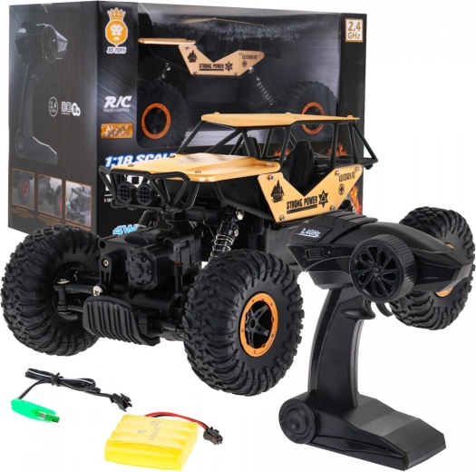 RC terensko vozilo Crawler Monster 1:18 za djecu 6+ – Zlatni