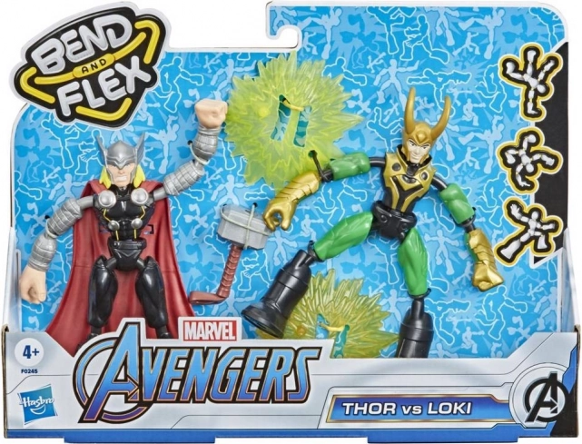 Hasbro Bend and Flex Thor and Loki – MARVEL action figures