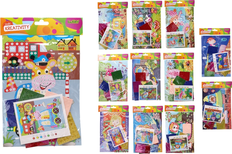Kreativni set za lijepljenje 18 × 25 cm - 1 komad