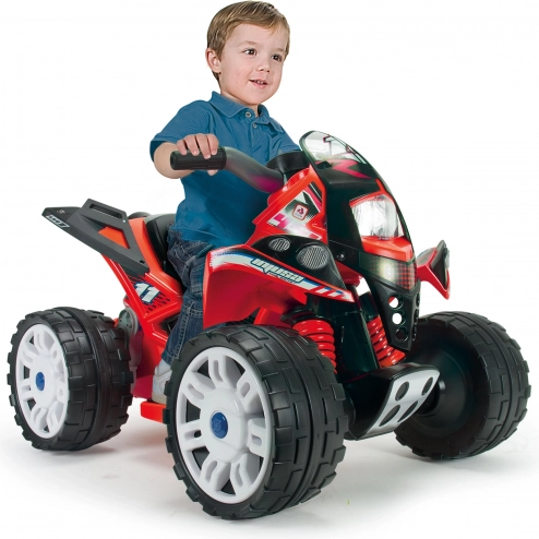 Dječji električni četverocikl The Beast 12V crveni