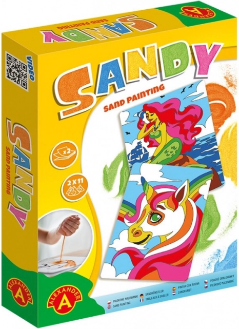 Pješčane slike - Sandy - Morska sirena, Jednorog