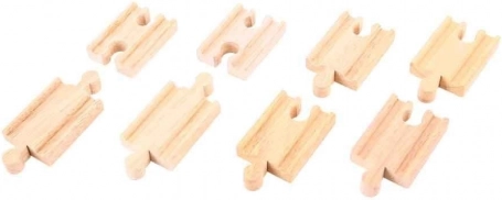 Drvene spojke tračnica 7 cm (8 kom) BIGJIGS RAIL