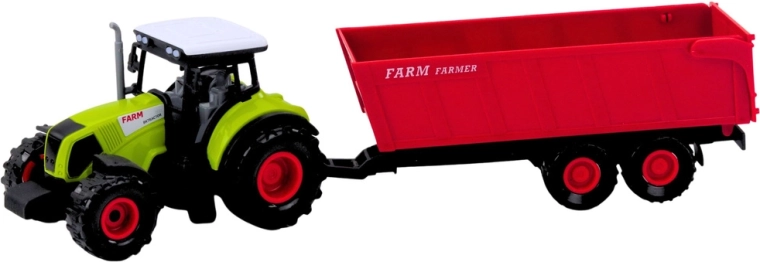 Traktor s prikolicom za rad na polju