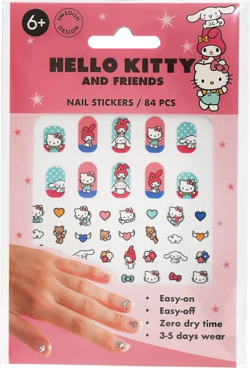 Hello Kitty dječje naljepnice za nokte (84 kom)