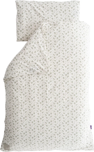Träumeland jersey posteljina olive 100 × 135 cm + 40 × 60 cm