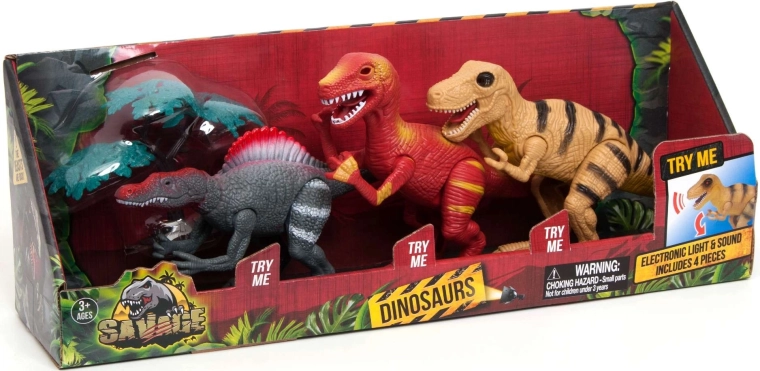Tri dinosaura i stabalce u jednom pakiranju